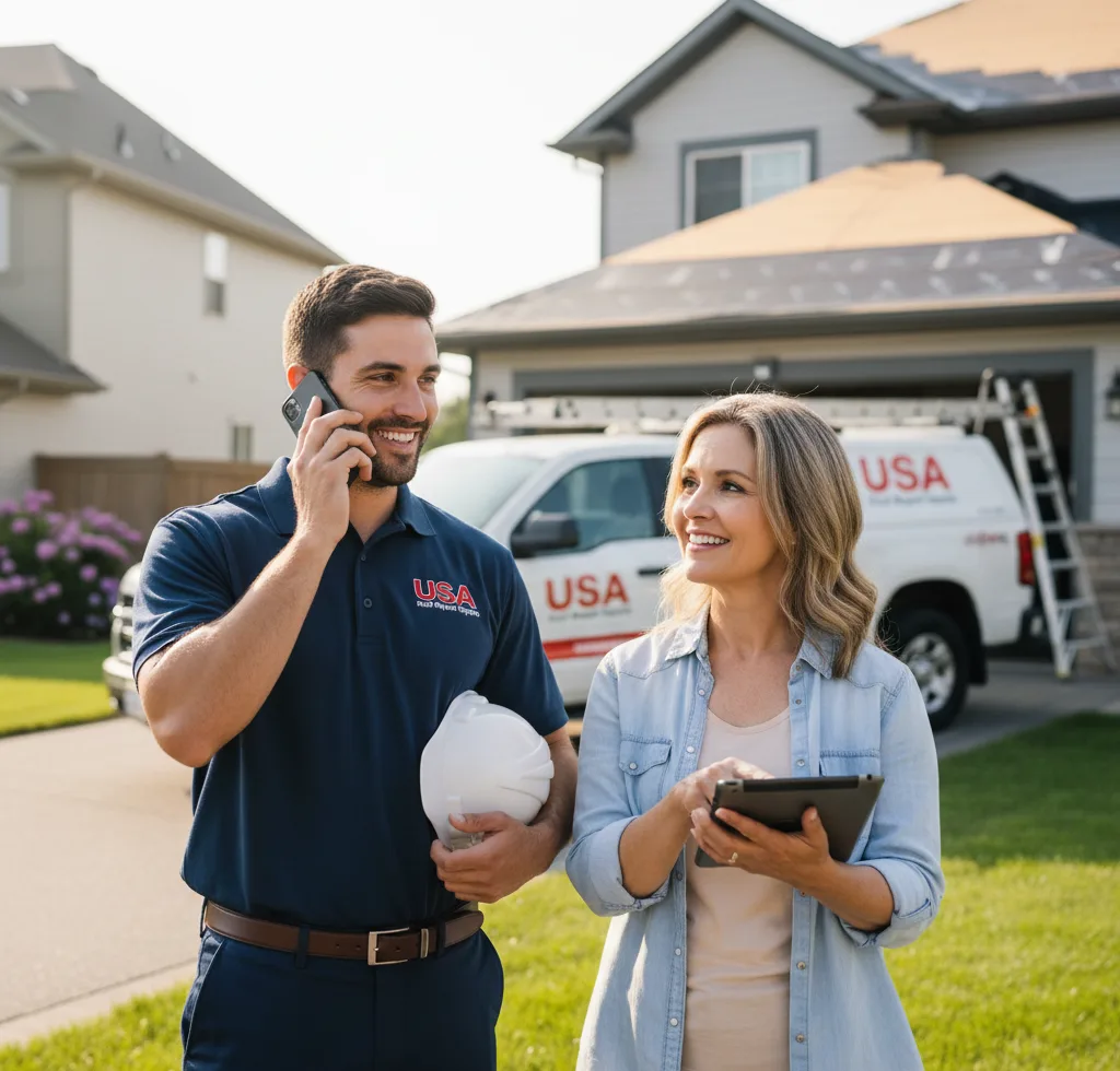 USA Roof Repair Experts customer support in Hastings